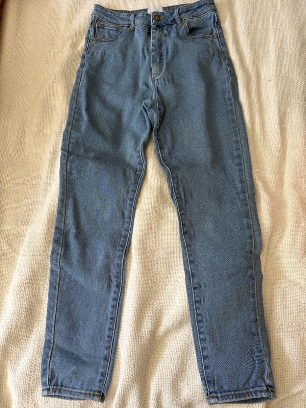 A Rand high skinny  Blue Denim Jeans